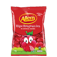 Allens Ripe Raspberries 190g