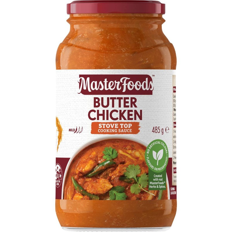 Masterfoods Sauce Simmer Butter Chicken 485g