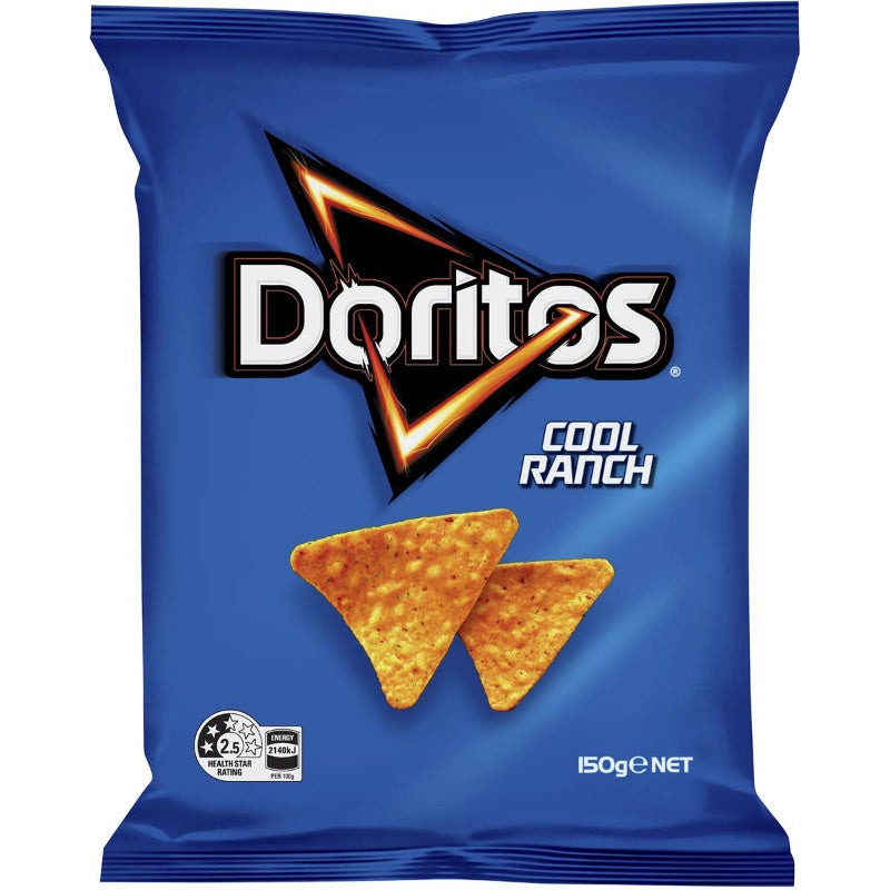 Doritos Corn Chips Cool Ranch 150g