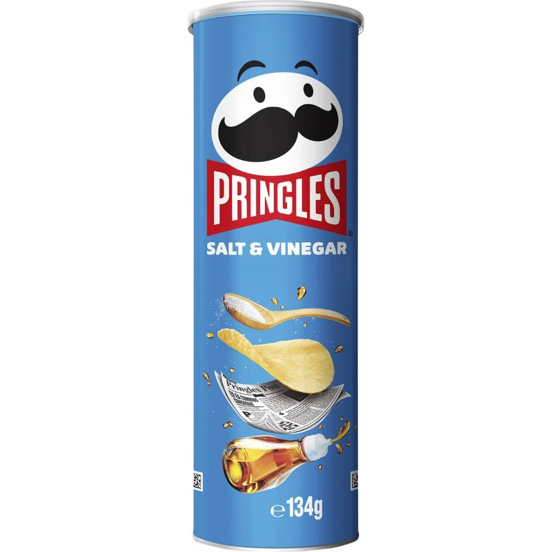 Pringles Salt & Vinegar Flavour Chips 134g