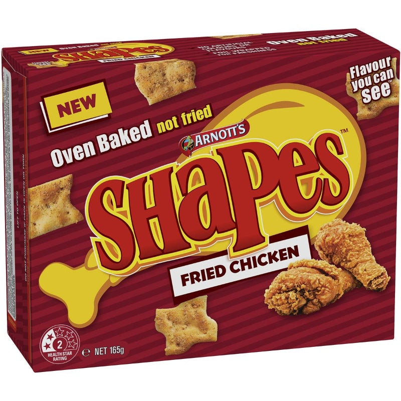 Arnotts Shapes Crackers Fried Chicken 165g