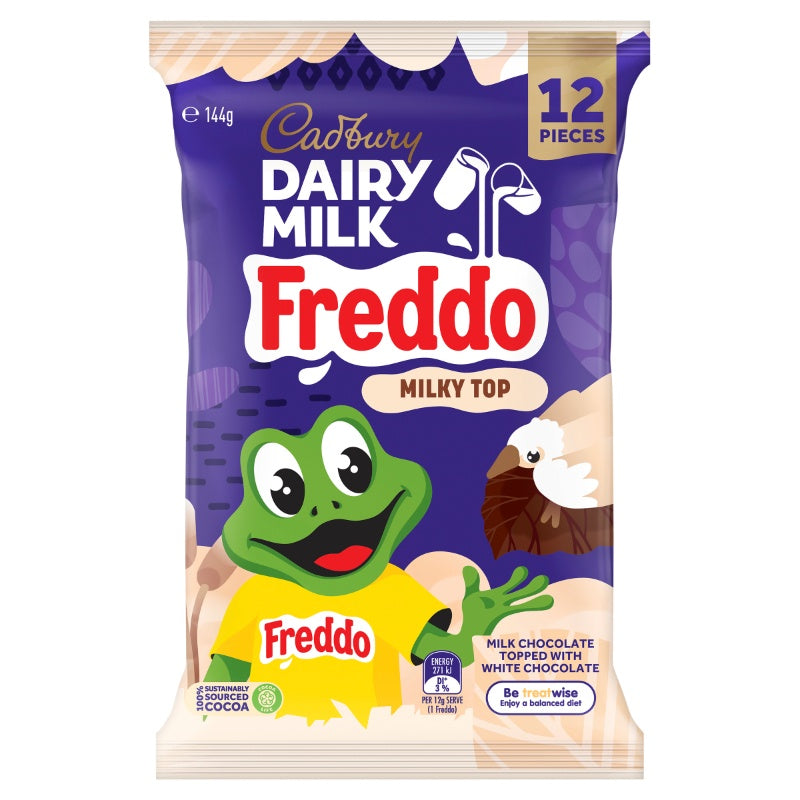 Cadbury Dairy Milk Freddo Milky Top Share Pack 12 Pack