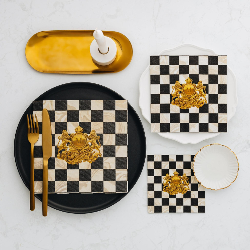 Manor Road Marble Royale Napkins - Dinner