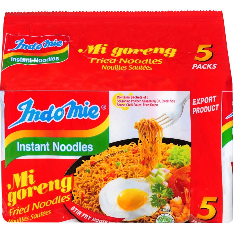 Indomie Mi Goreng Instant Noodles 5 Pack 425g