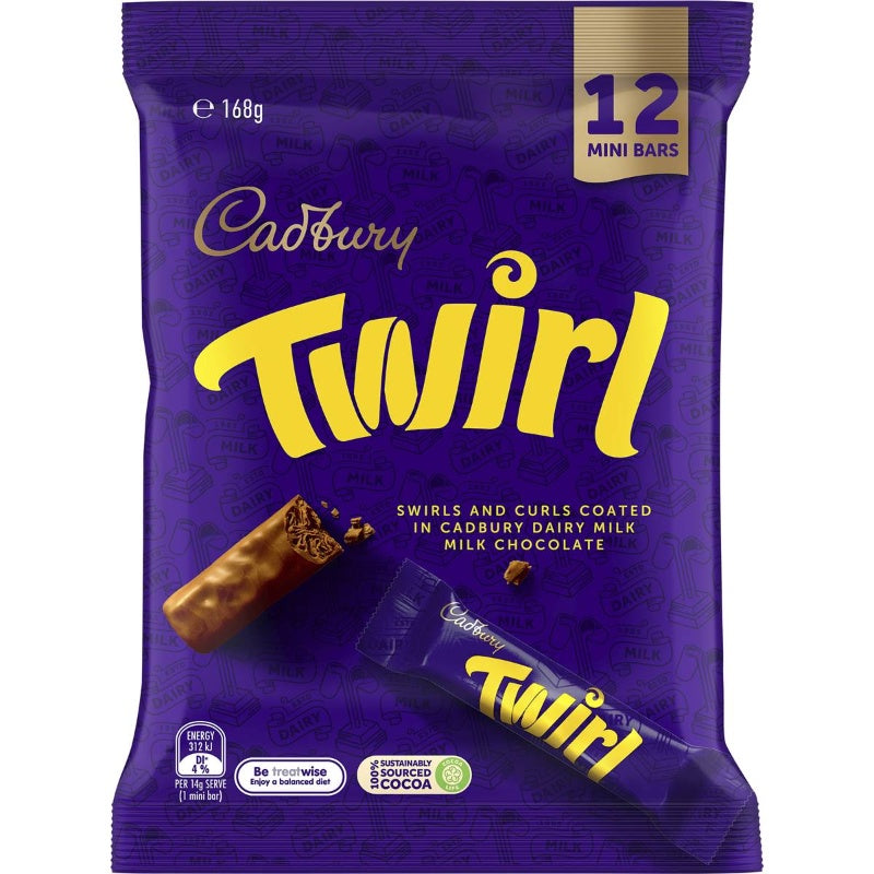 Cadbury Twirl Sharepack 12 Pack 168g