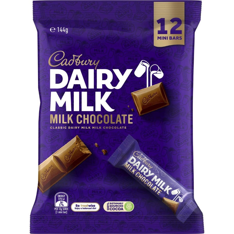 Cadbury Dairy Milk Chocolate 12pk