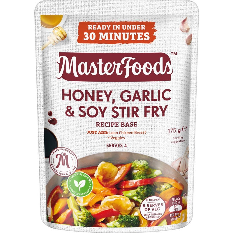 MasterFoods Honey, Garlic & Soy Stir Fry 175g