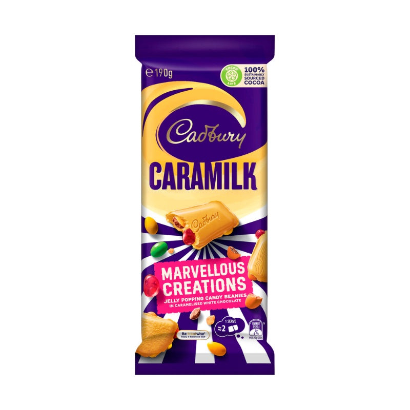 Cadbury Marvellous Creations Caramilk Chocolate Block 190g