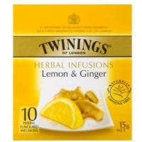 Twinings Lemon & Ginger 10 pk 15g