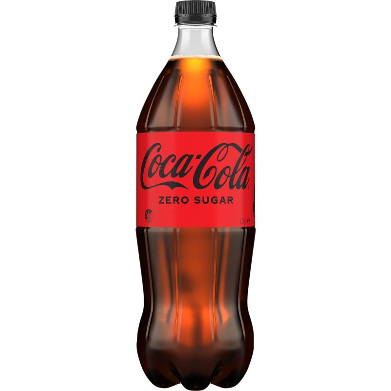 Coca Cola No Sugar Coke Bottle 1.25L