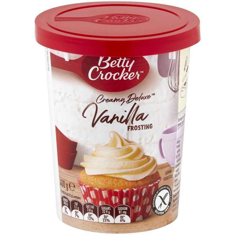 Betty Crocker Creamy Deluxe Vanilla Frosting 400g