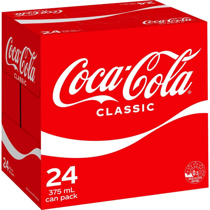 Coca Cola Coke Cans 375ml 24pk