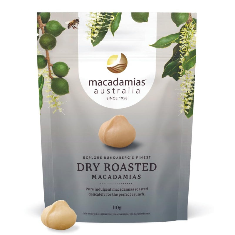 Macadamias Australia Dry Roasted Macadamia 110g