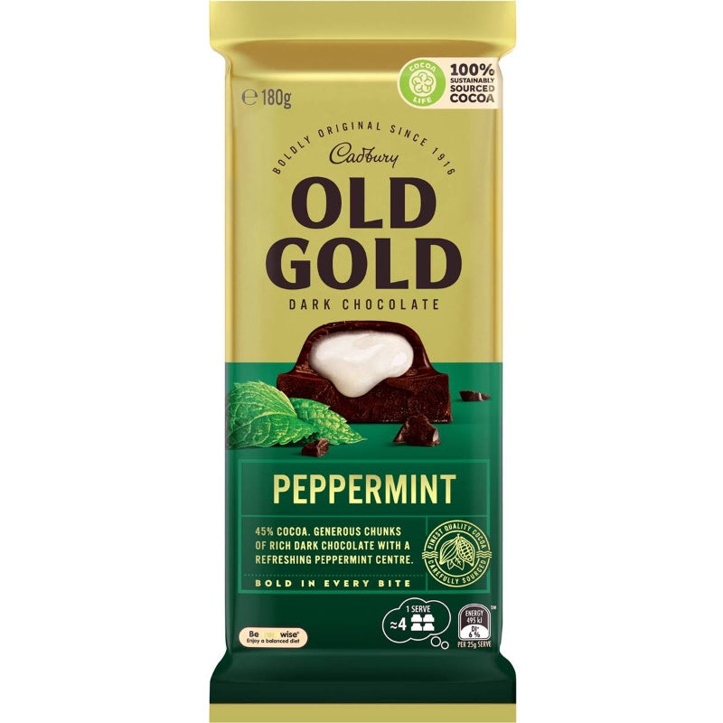 Cadbury Old Gold Peppermint 180g