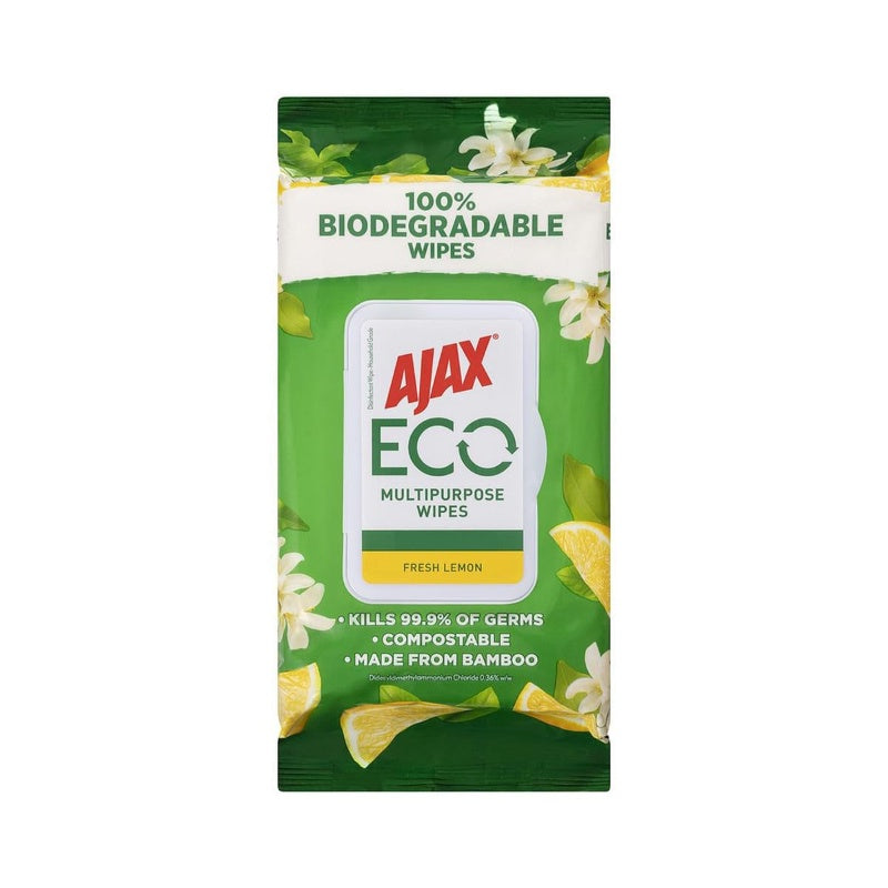 Ajax Multipurpose Wipes Fresh Lemon 40pk