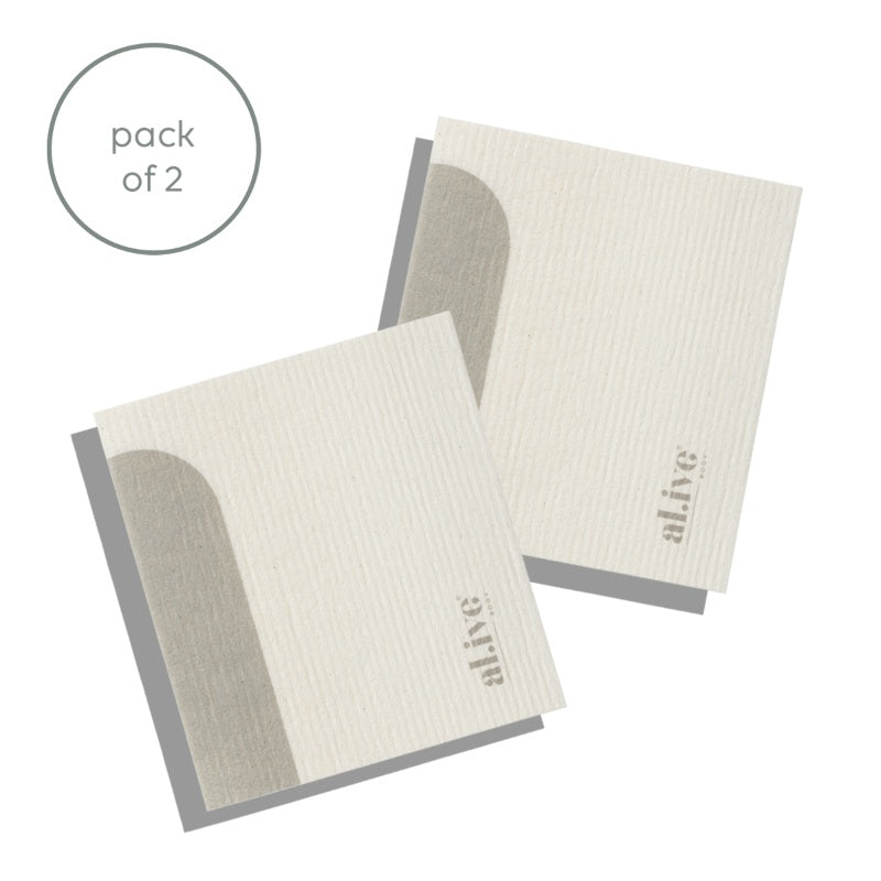 Al.ive Biodegradable Dish Cloth 2pk