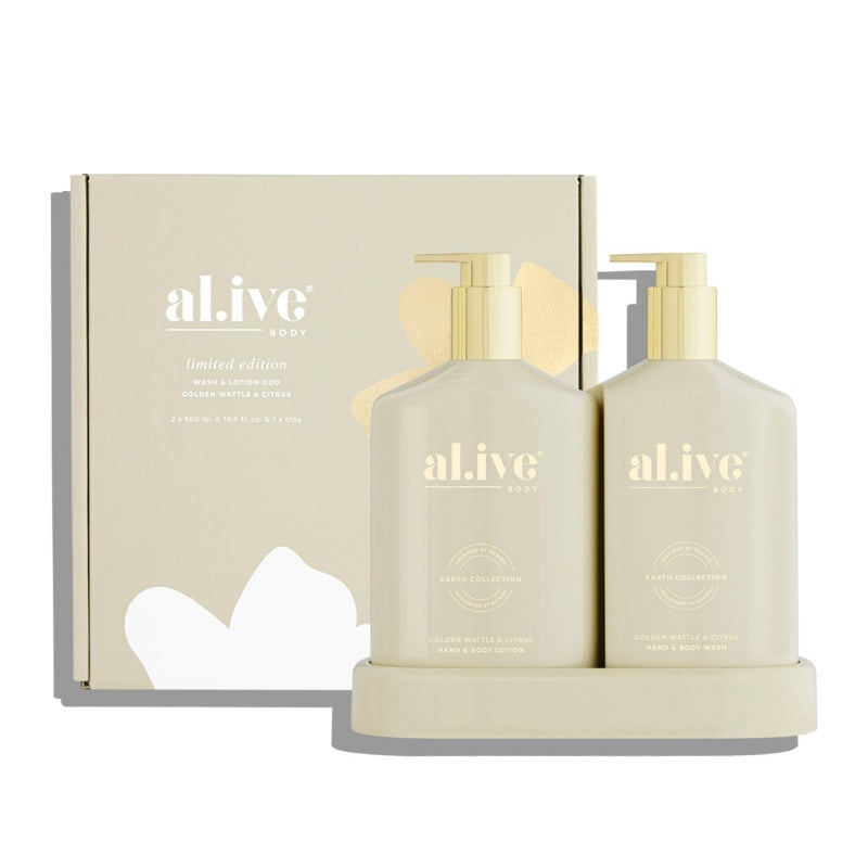 Al.ive Golden Wattle & Citrus Wash & Lotion Duo