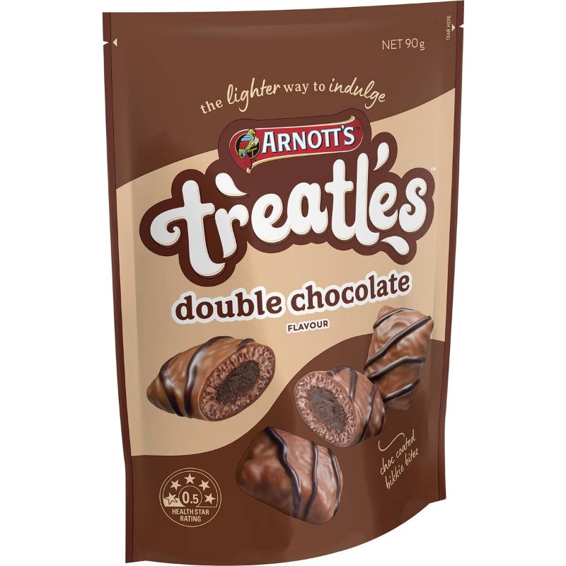 Arnott's Treatles Double Chocolate Flavour 90g