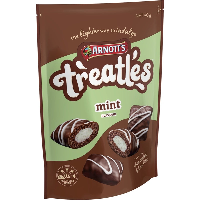 Arnott's Treatles Mint Flavour 90g