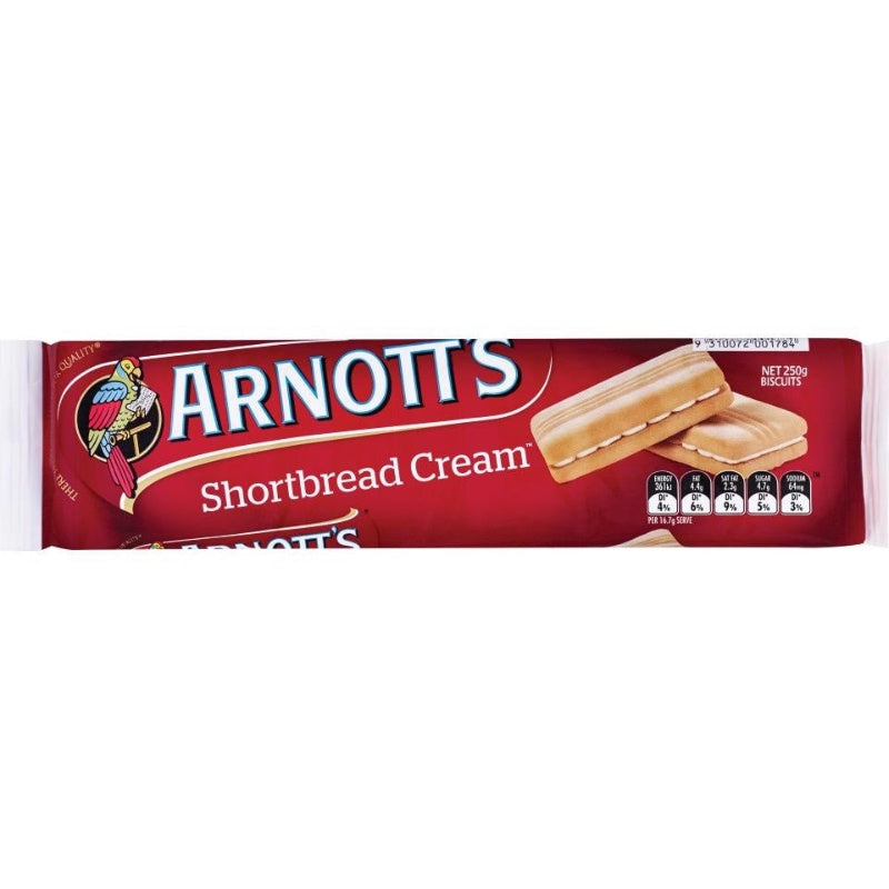 Arnotts Shortbread Cream 250g