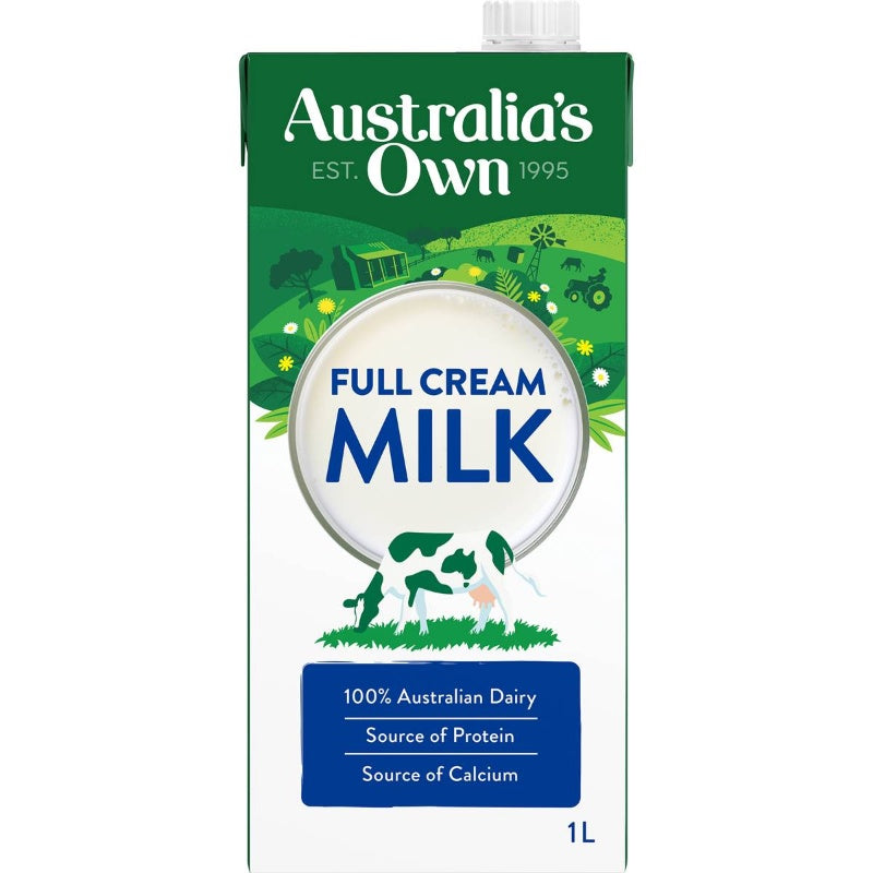 Australia's Own UHT Dairy Milk Full Cream 1l