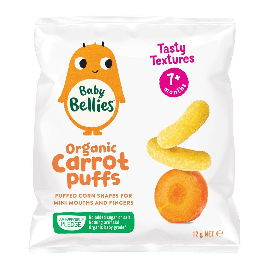 Baby Bellies Organic Puffs Carrot 12g