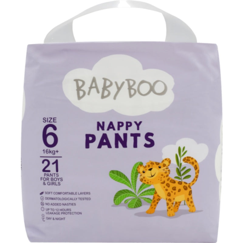 Baby boo Nappy Pants Size 6 21pk