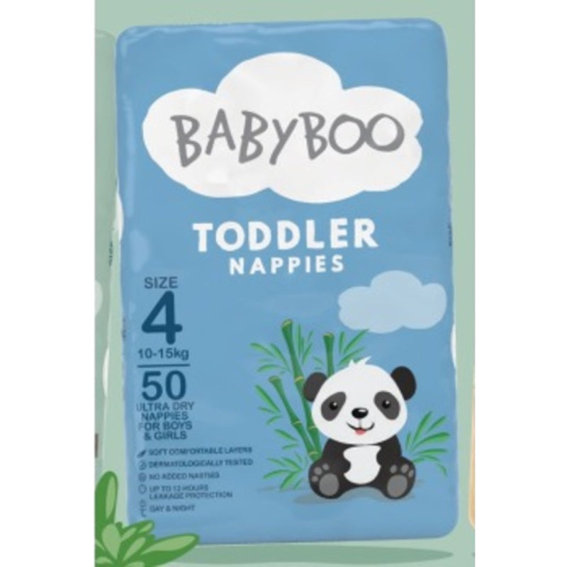 Baby boo Nappy Toddler Size 4 50pk