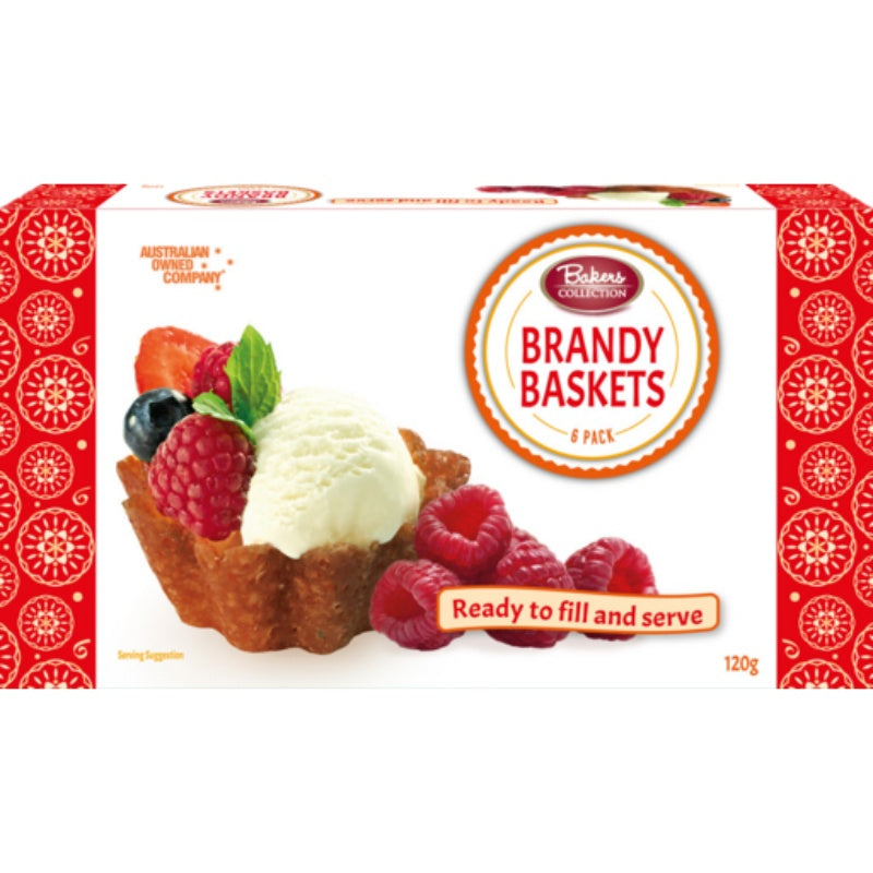 Bakers Collection Brandy Basket 120g 6pk