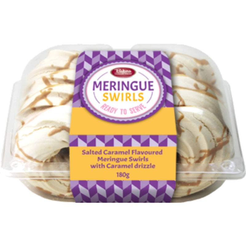 Bakers Collection Meringue Swirls Caramel Drizzle 180g