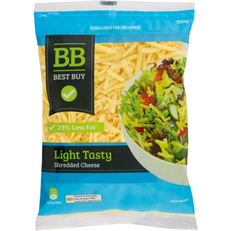 Best Buy Light Tasty Shredded Cheese 500gm