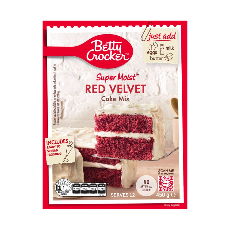 Betty Crocker Red Velvet Cake Mix 450g