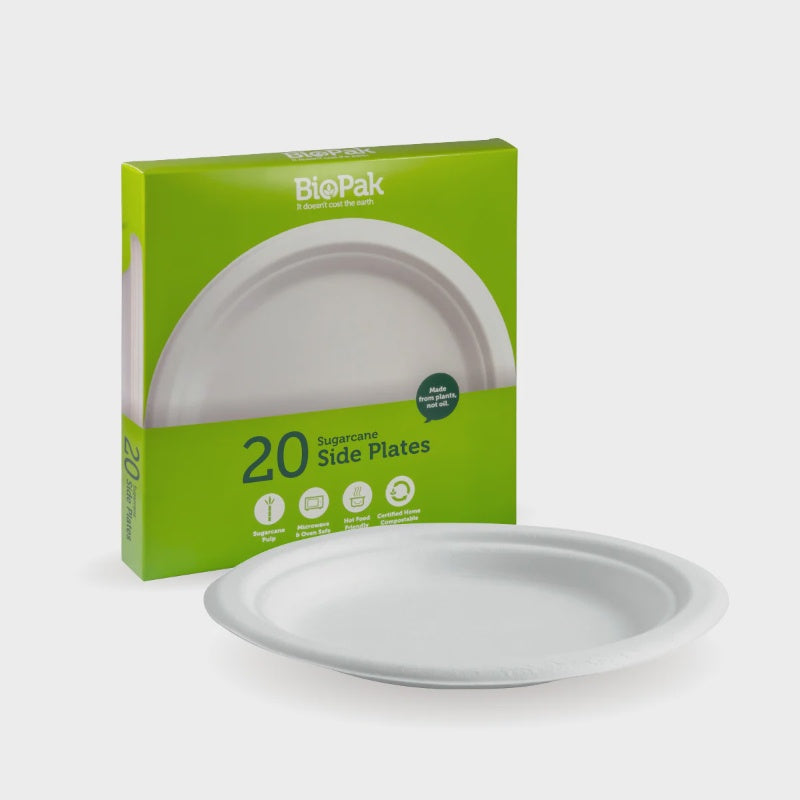 Biopak Biocane Plate 18cm 20pk