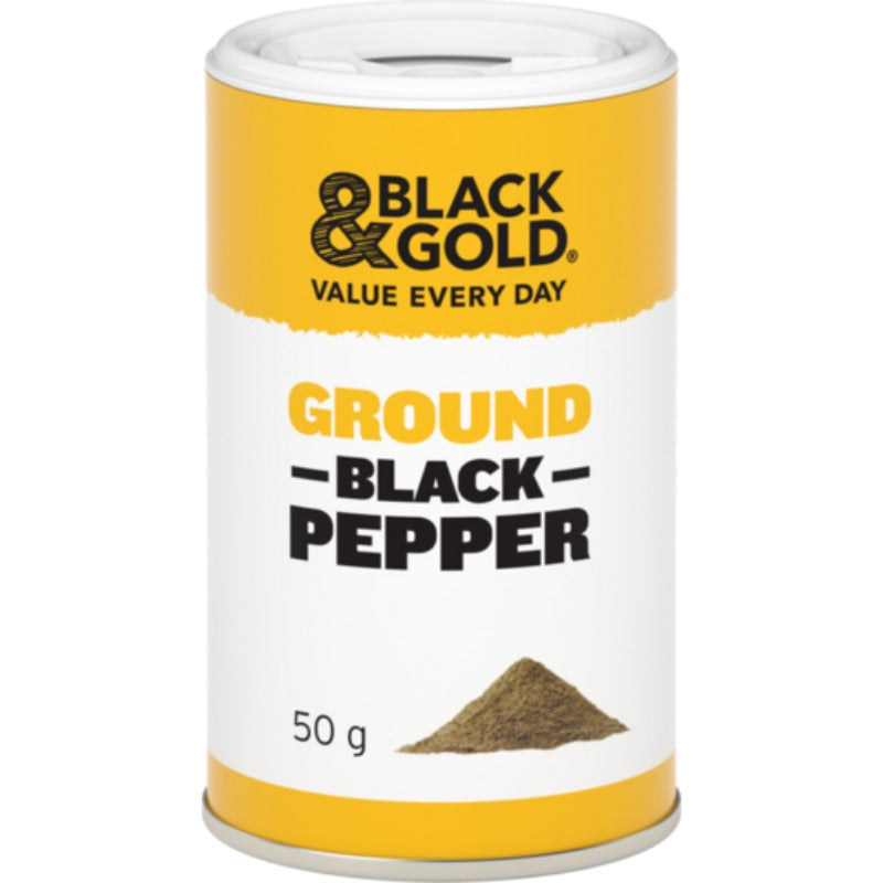 Black & Gold Ground Black Pepper 50gm