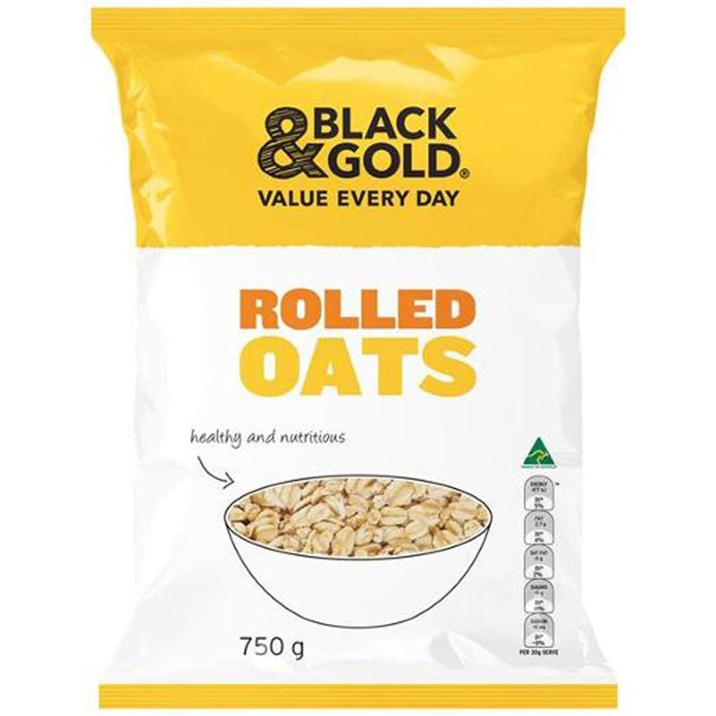 Black & Gold Rolled Oats 750g