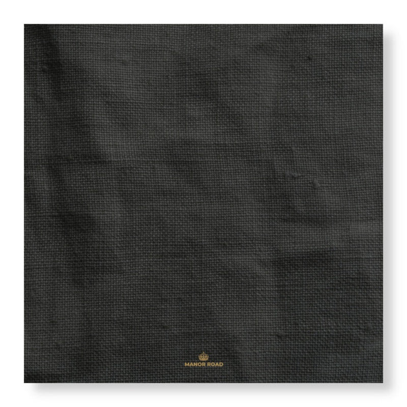 Black Linen Cheese Board Presentation Cards 14x14cm