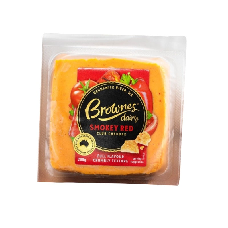 Brownes Smokey Red Cheddar Cheese 200g