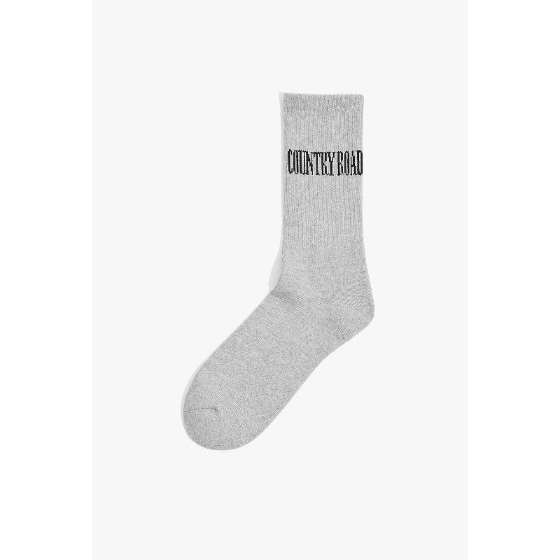 CR Heritage Sock Light Grey Marle