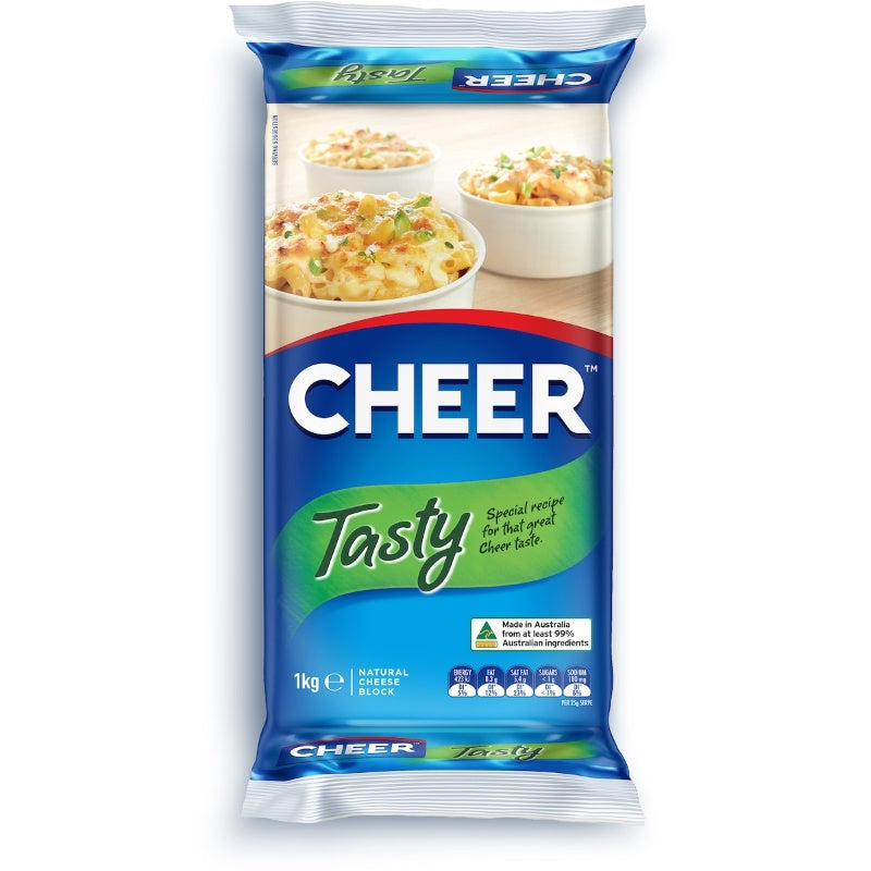 Cheer Cheese Tasty Cheese Block 1kg