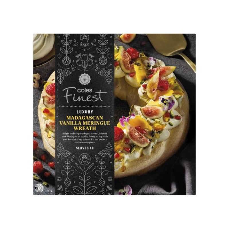 Coles Meringue Wreath