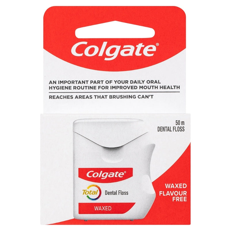 Colgate Waxed Dental Floss 50m