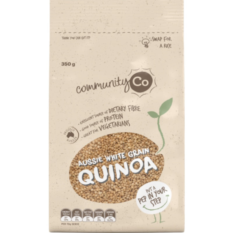 Comm Co Quinoa White 350gm