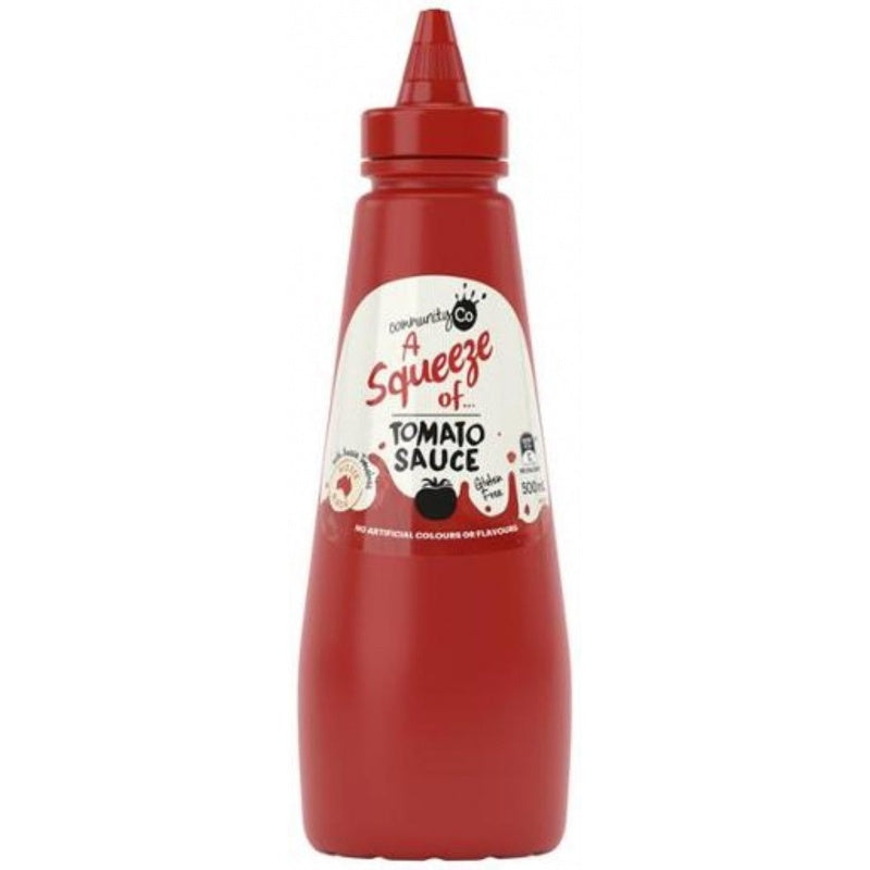 Community Co Tomato Sauce Squeeze 500ml