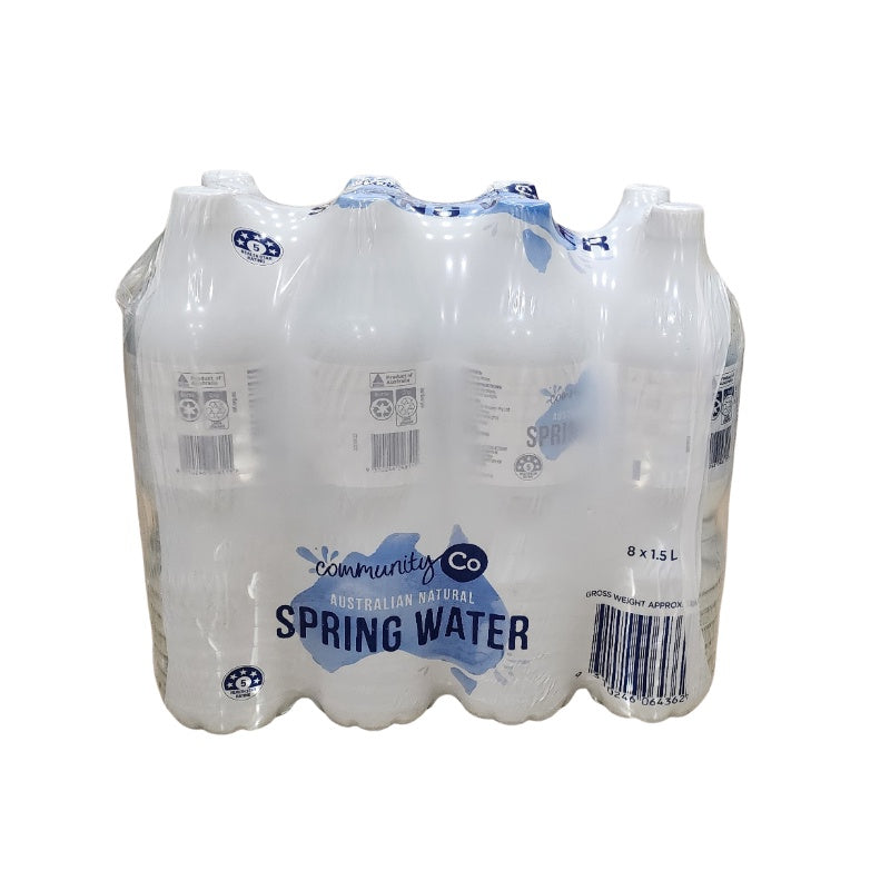 Community Co Spring Water 8 x 1.5L