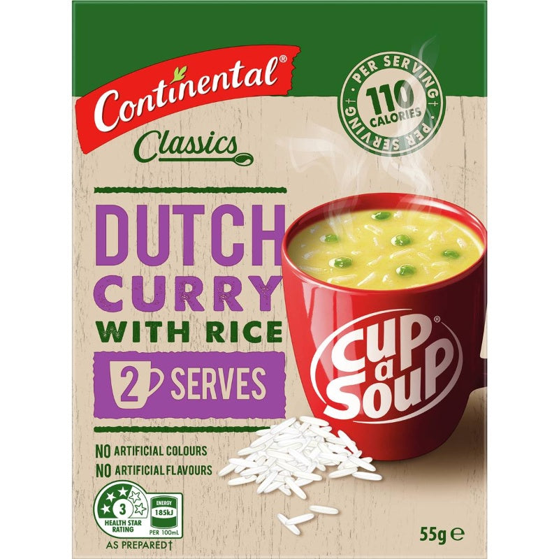 Continental Classics Cup A Soup Dutch Curry With Rice 55g