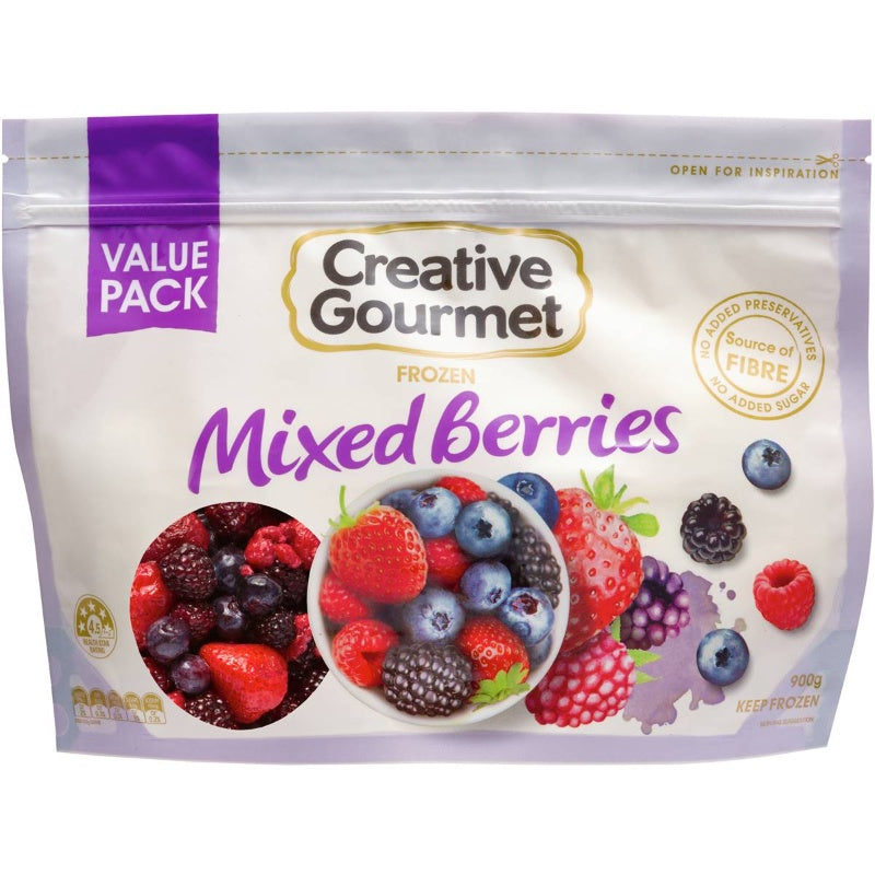 Creative Gourmet Frozen Mixed Berries 900g