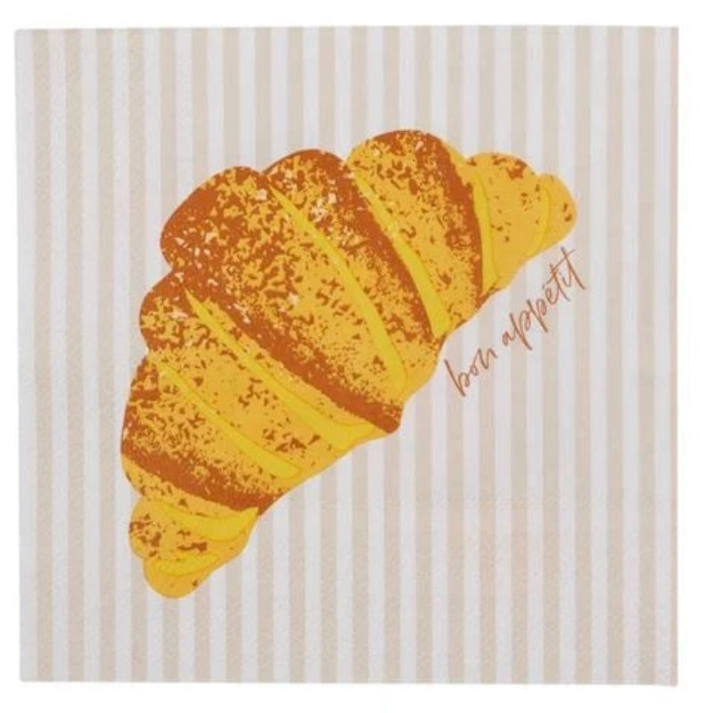 Croissant 20pk 3Ply 33cm Napkin Beige