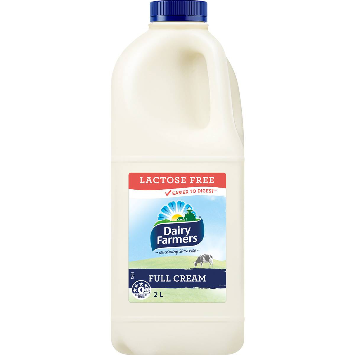 Dairy Farmers Lactose Free Full Cream Milk 2L