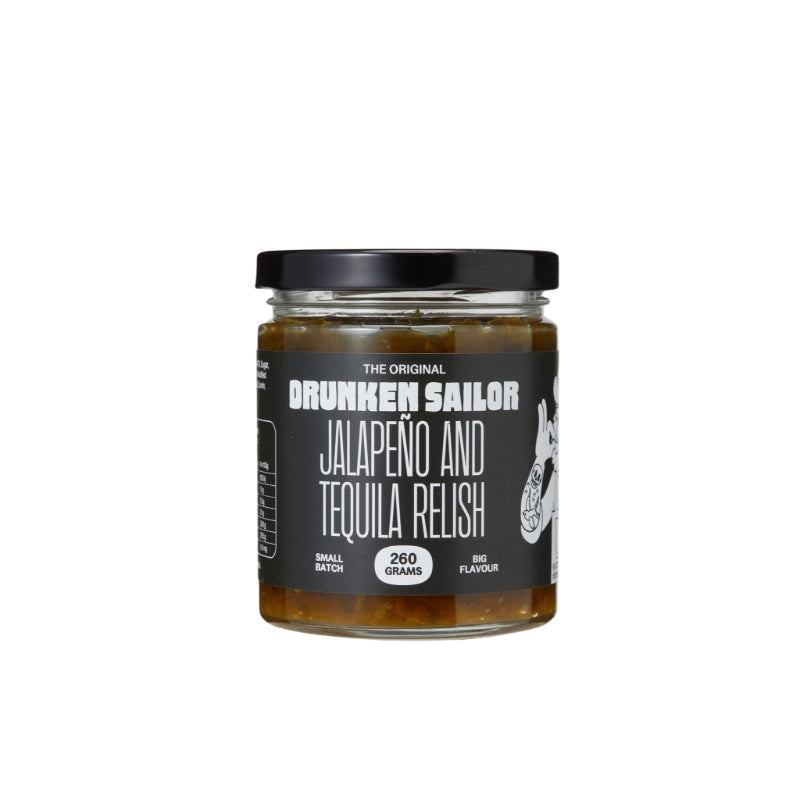 Drunken Sailor Jalapeno & Tequila Relish 260g