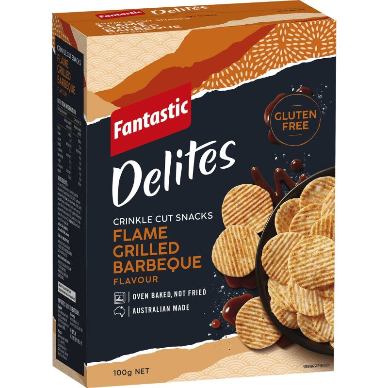 Fantastic Delites Flame Grilled Barbecue 100g